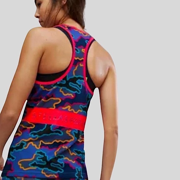 ADIDAS x Stella McCartney Camo Tank Top *RARE* - Picture 7 of 11